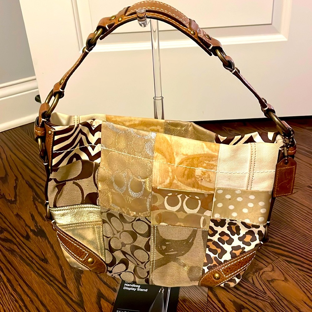 Coach Shoulder Bag Animal Print